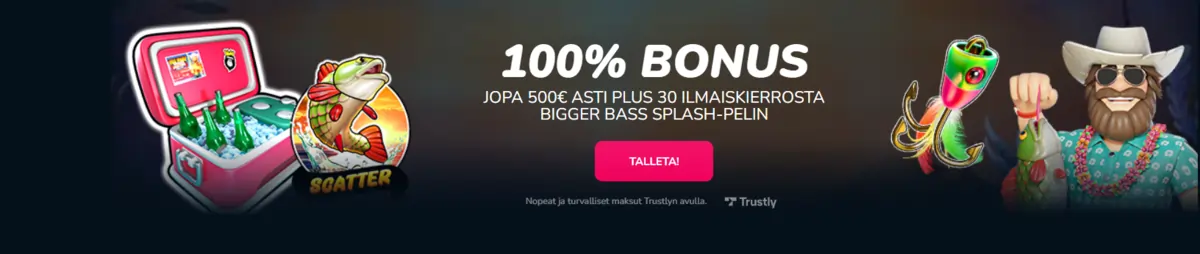 Valtti Kasino tervetulobonus jopa 150 % bonus
